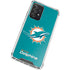 NFL Miami Dolphins Distressed- Aqua Galaxy A52 5G Clear Case